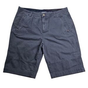 Carbon2Cobalt Men Sz 38 Blue Flat Front Cargo Cotton‎ Shorts
